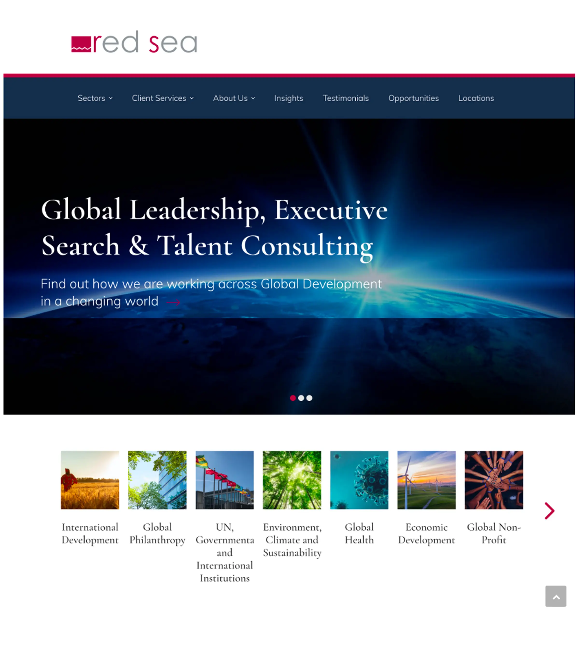 Red Sea old design screenshot